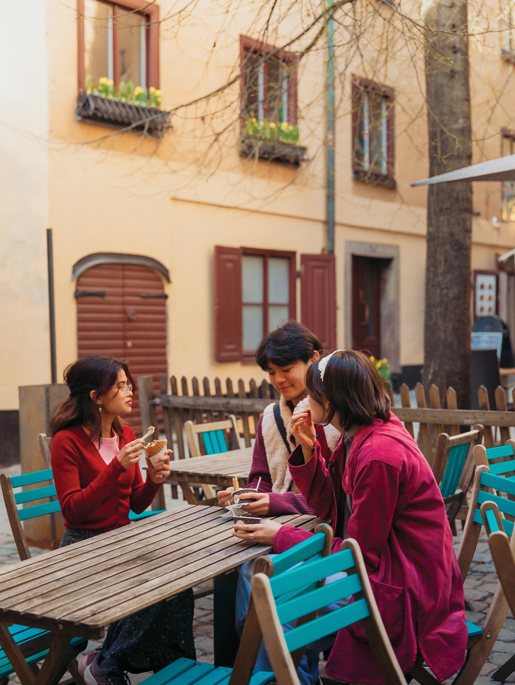 DIS catalog cover students