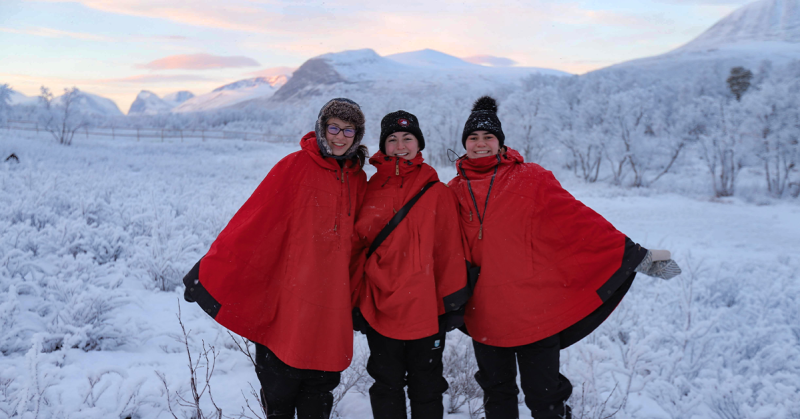 Slow travel scenes from Arctic Sweden